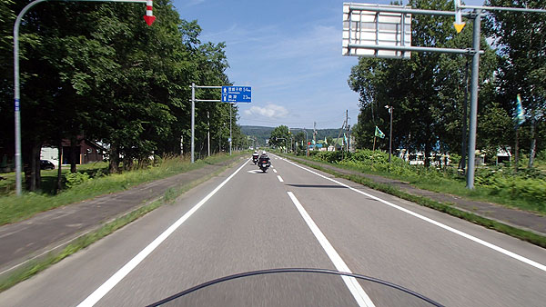 音威子府まで５４ｋｍ